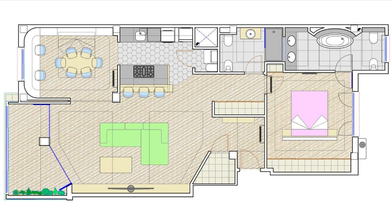 Hexagonal Design Apartment Valencia Luaran gambar